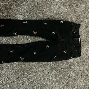Abercrombie & fitch floral jeans